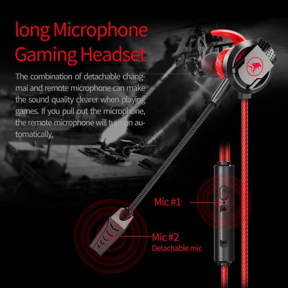 PLEXTONE Mowi RX3 In-Ear Gaming Headset Dual Microphone Super Bass Active Noise Reduction