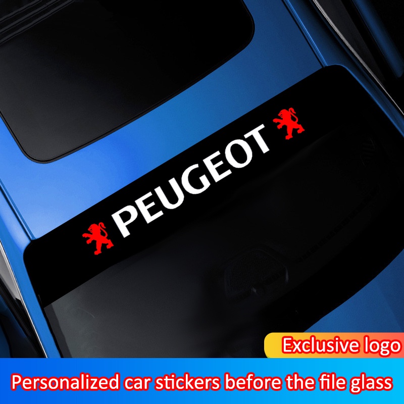 Stiker Kaca Depan Belakang Mobil Tahan Air Untuk Peugeot 206 207 307 208 308 408 2008 3008