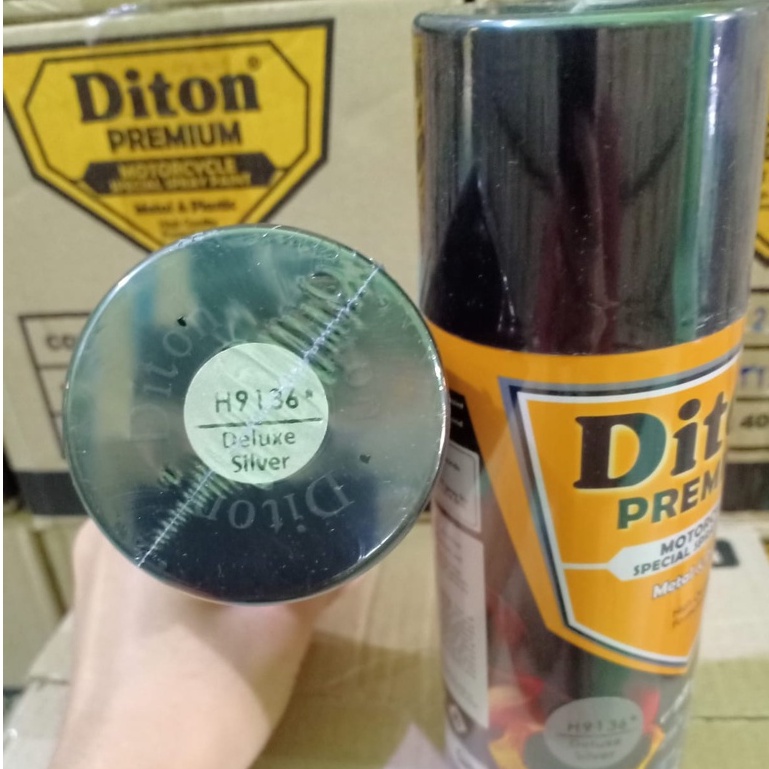 New DITON Premium HONDA COLORS Pilok Pilox Cat Semprot H9136* Deluxe Silver / 9136 Silver Metalik Honda (400cc)