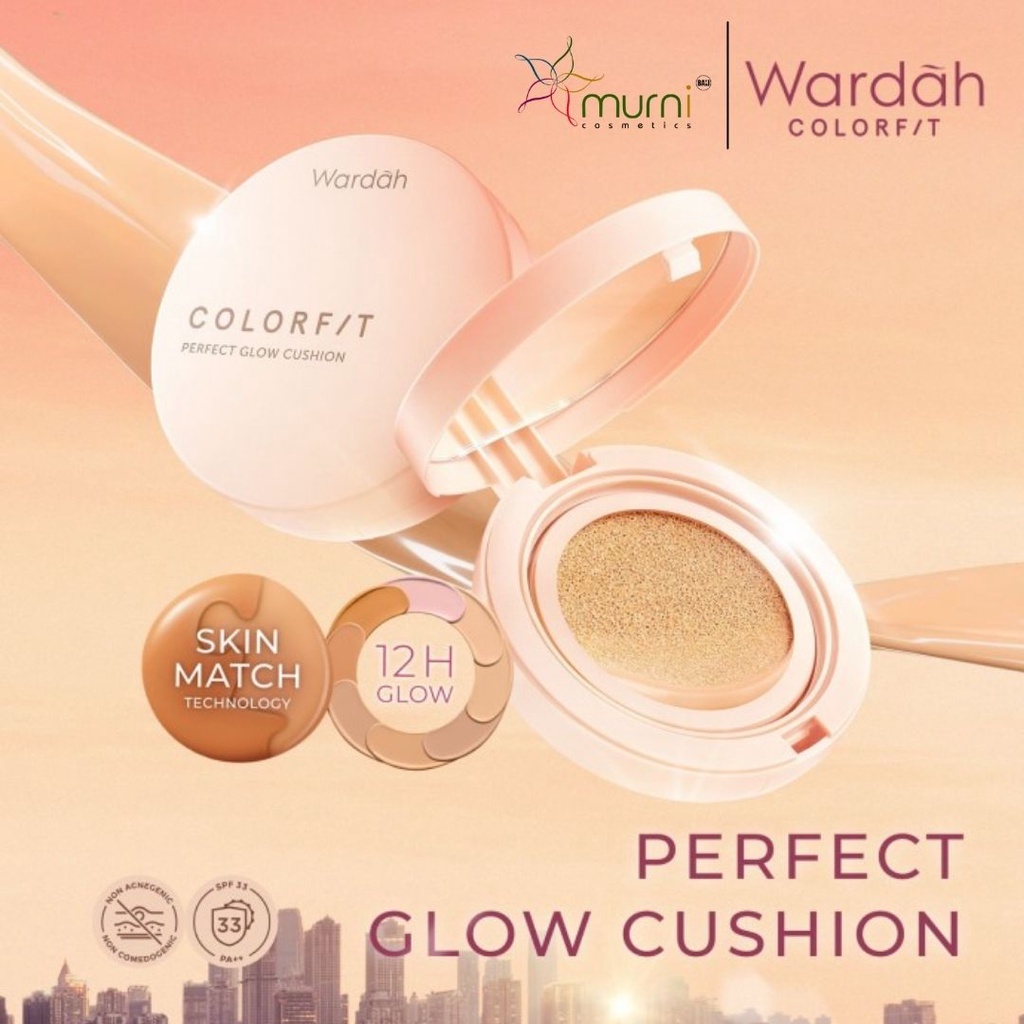 WARDAH COLORFIT PERFECT GLOW CUSHION SPF 33 PA++ 15GR