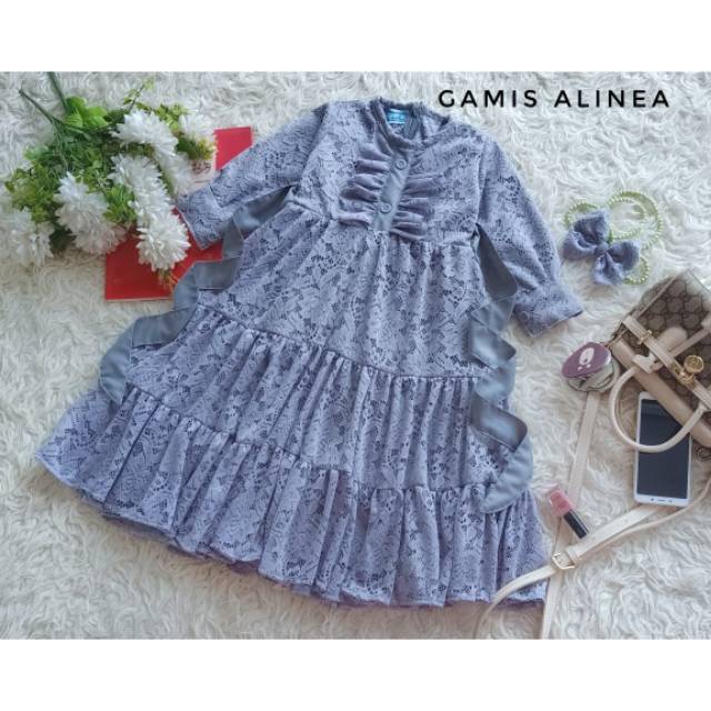 GAMIS ALINEA ABU ANAK GAMIS ANAK GAMIS DEWASA GAMIS COUPLE