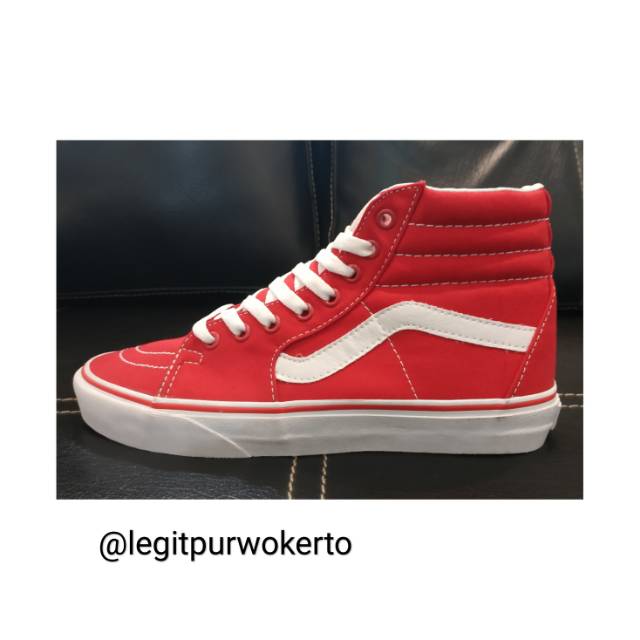 Vans SK8 Hi Red/True White