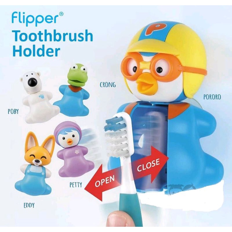 FLIPPER Tempat Sikat Gigi PORORO