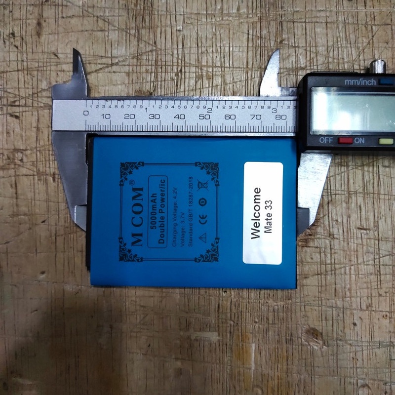 Battery Batre Batere Baterai Double Power Mcom Welcome Mate 33
