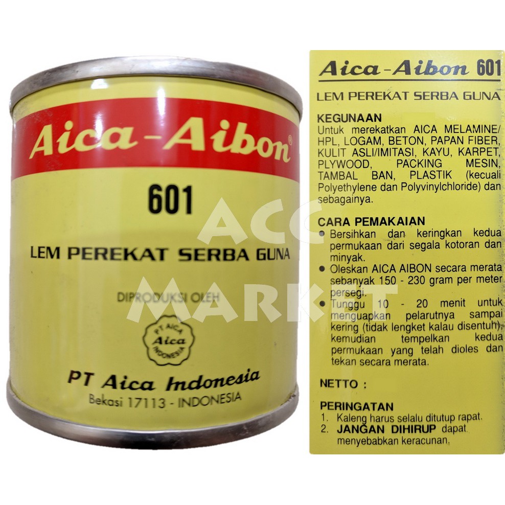 Lem Kuning Aica 601 Aibon 70G Perekat Karet