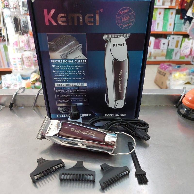 Kemei KM9163 Alat Mesin Cukur Wireless Hair Clipper Kemei KM 9163