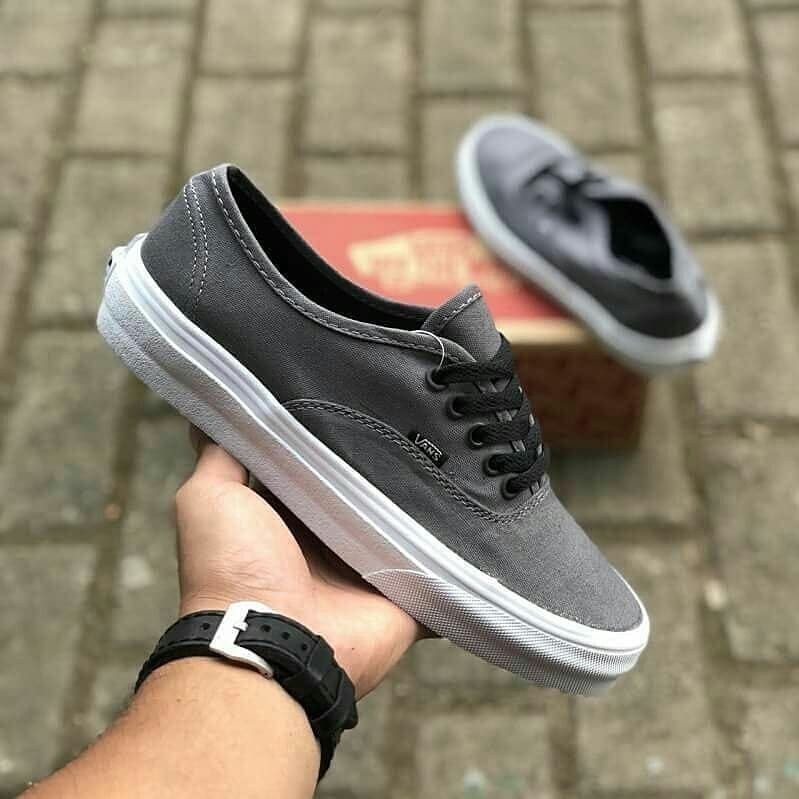 vans authentic grey