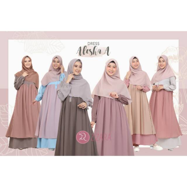 ALESHA DRESS SERI A ORIGINAL BY ZIZARA