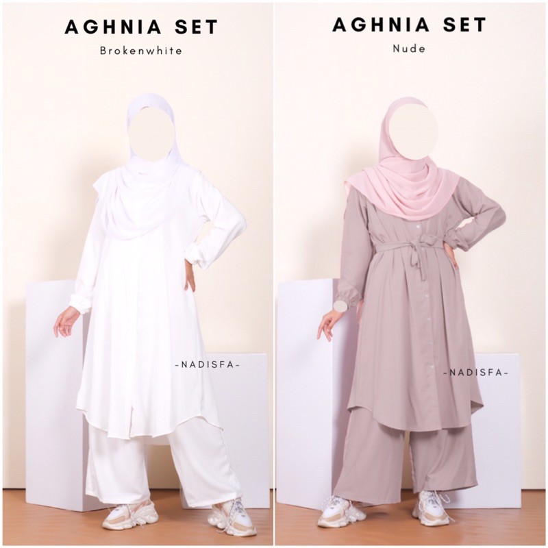 AGHNIA SET TUNIK DAN KULOT