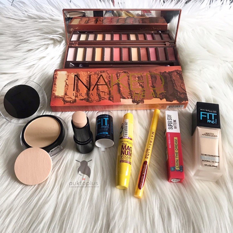 Jual Paket Makeup Seserahan In Naked X Maybelline Indonesia Shopee Indonesia