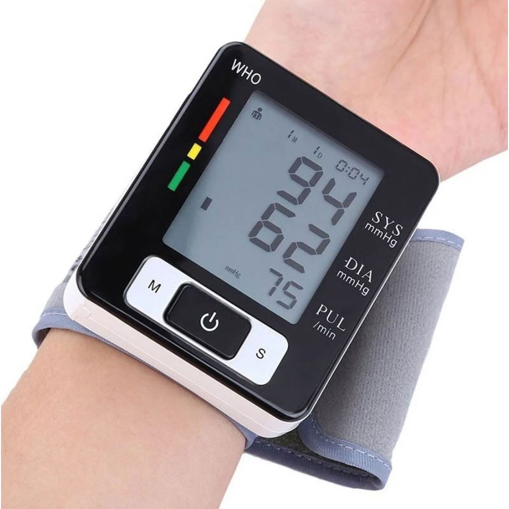 Pengukur Tekanan Darah Electronic Sphygmomanometer Heart Rate - CK-W133 - Black - 7RHR2FBK