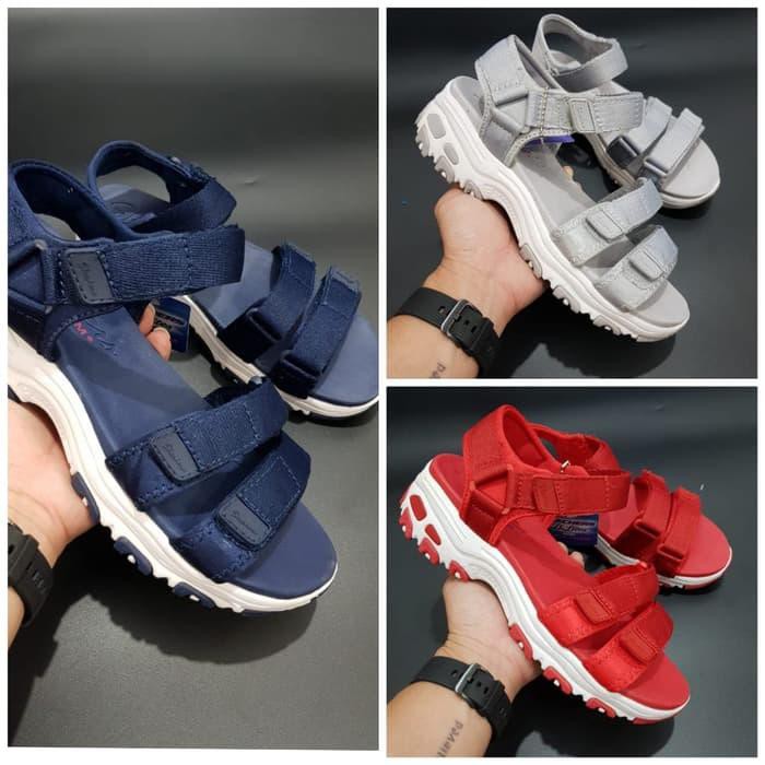 Flex12 Sandal Skechers Dlites Wanita/Sandal Gunung Skechers Murah