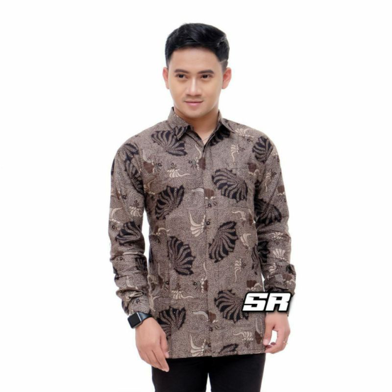 Maura Couple - Sania Ruffle Batik Couple Ori Ndoro Jowi Garansi Termurah Shopee - COUPLE KERANG COKLAT