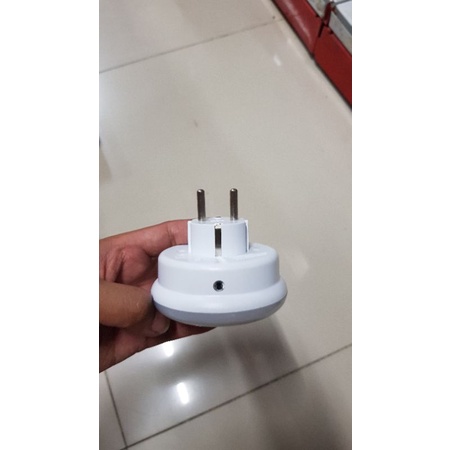 Lampu Tidur Led 0,5W 3Warna + Stop Kontak 16A + Sensor