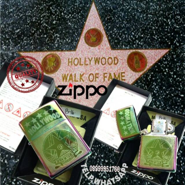 Zippo spectrum rainbow series dgnn laser grafir logo hollywood