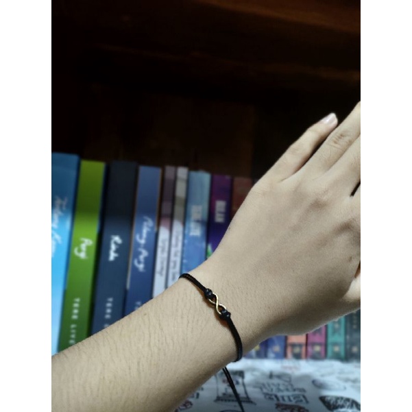 Gelang Infinity Bronze &amp; Silver gelang Tali WATERPROOF 1mm