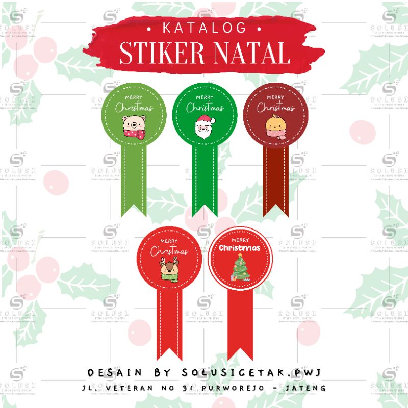 

Stiker Natal Lucu