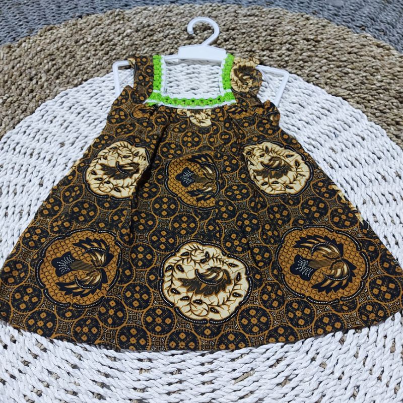 DRESS RENDA anak bahan rayon dress batik bayi