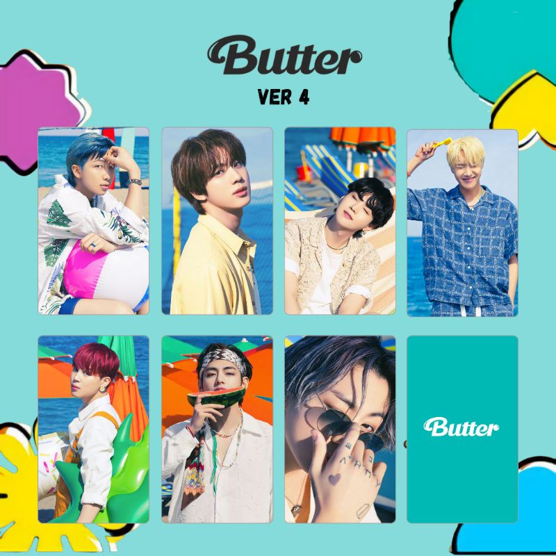 PHOTOCARD BTS "BUTTER" CONCEPT PHOTO VERSI 4