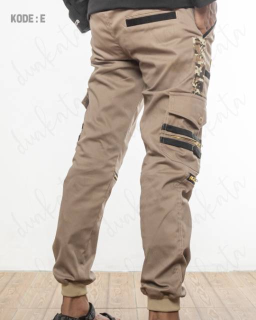 celana jogger zipper original bandung