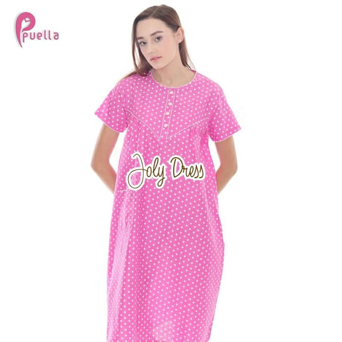cnd 854Joly Dress- Daster katun jepang ori- daster hamil- daster menyusui