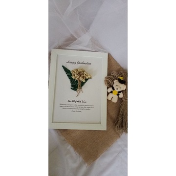 Kadokita | Buket in frame 10r | kado wisuda unik | kado ulang tahun | kado cowok cewek