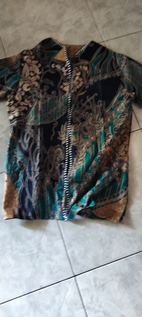 Atasan Batik Dolby Dolbi Dobby Doby Tenun Sutra Tulis Halus Katun Atbm Baron Zipper Zebra Series