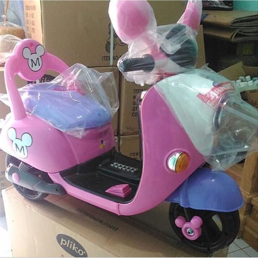 Motor Aki Anak Pliko Mickey Mouse Murah