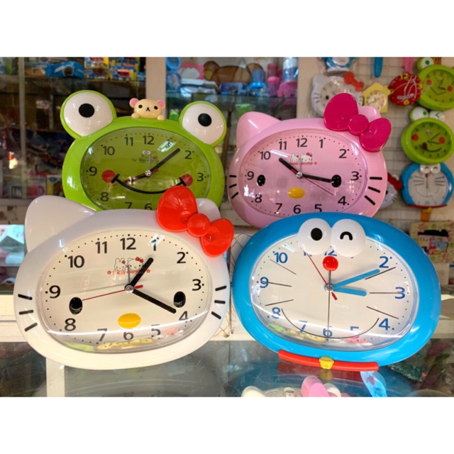 Clock YT 0252 / Jam Beker Weker Kepala Karakter Doraemon