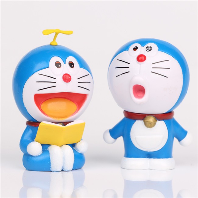 Doraemon Set Figure Pajangan Mainan Koleksi Anak isi 6 pcs