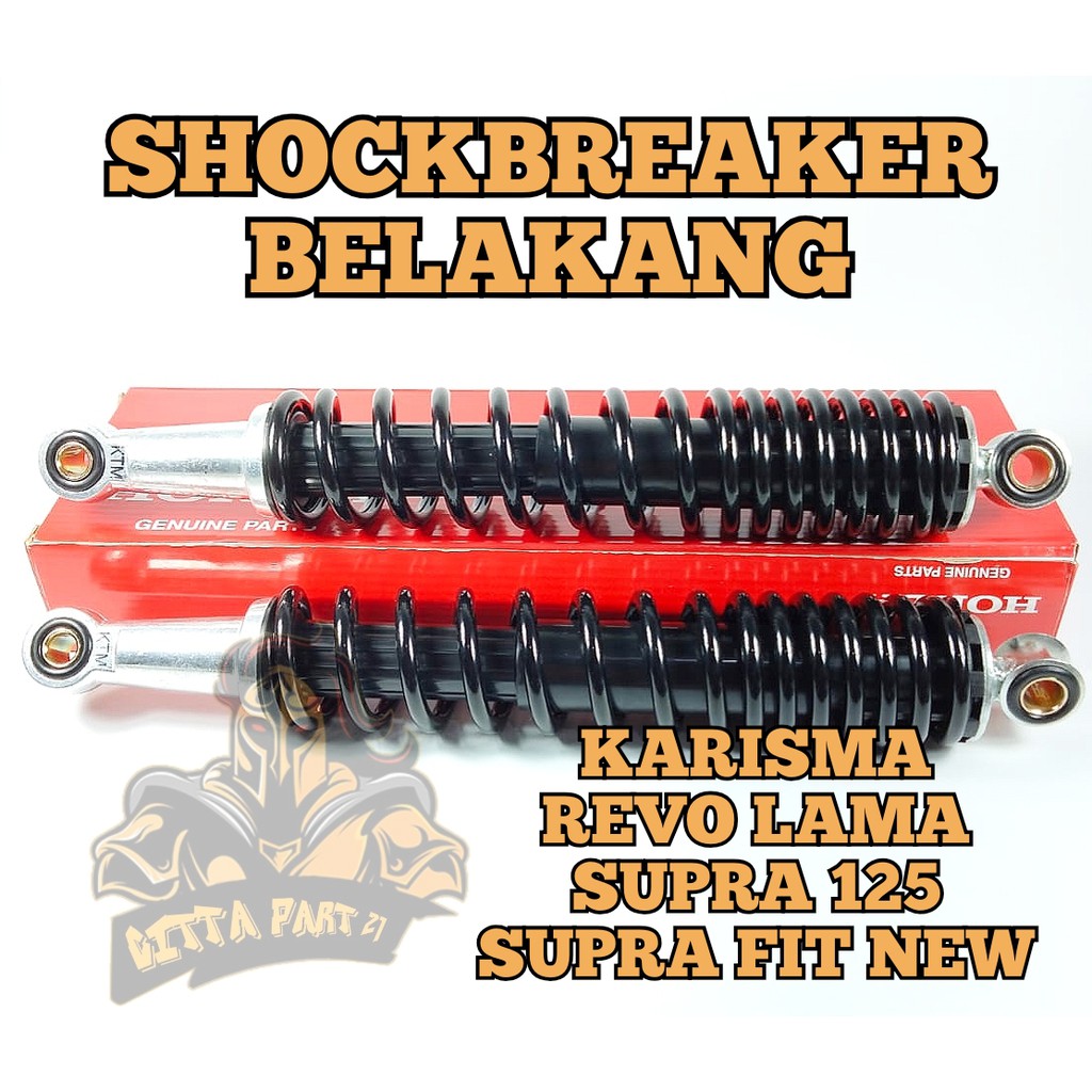 SHOCKBREAKER SHOCK BELAKANG HONDA KUALITAS ASLI ORIGINAL HONDA SUPRA 125 KARISMA REVO LAMA SUPRA FIT NEW