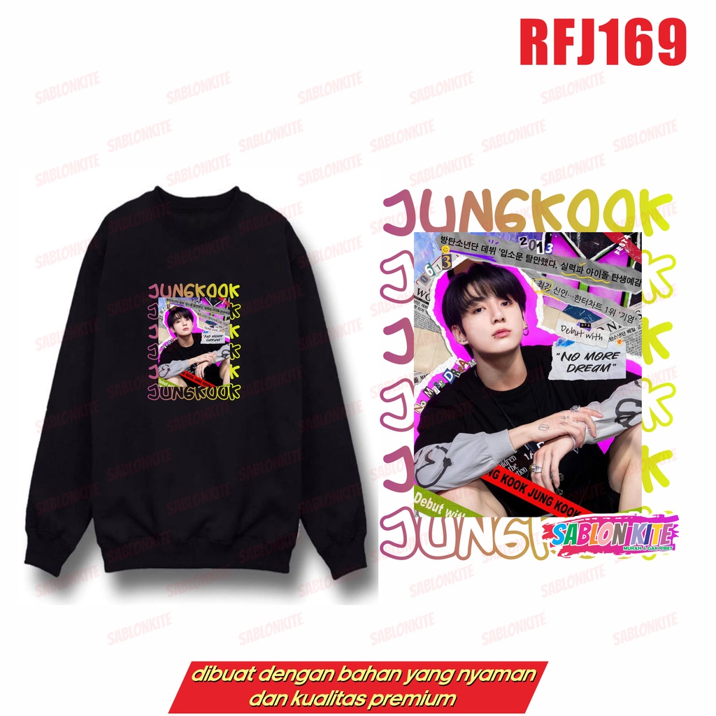 MURAH!!! SWEATER AWARD TAEHYUNG JIMIN SUGA RM JUNGKOOK JIN JHOPE RFJ169