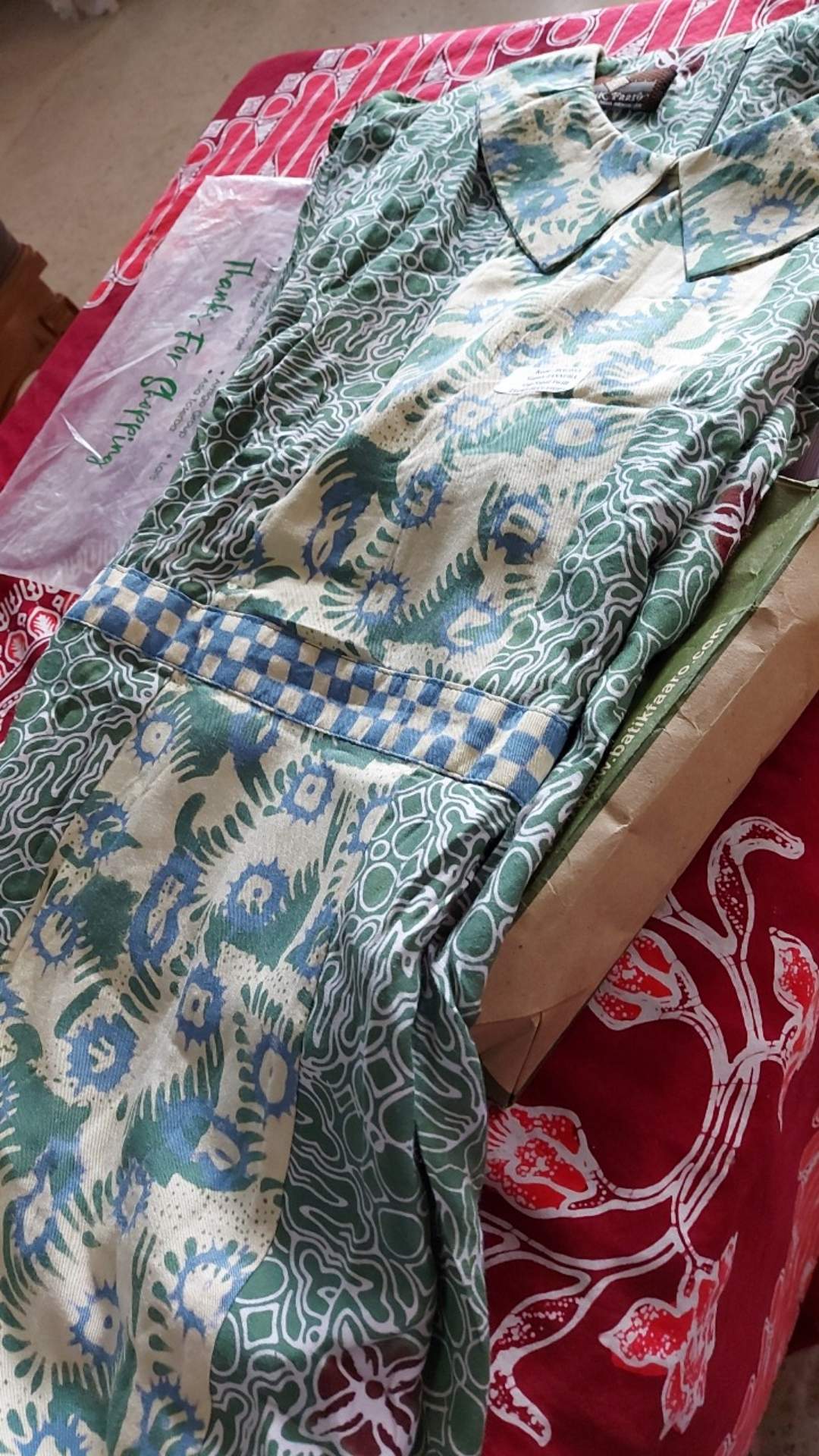 Gamis Batik Zannuba Exclusive Cap Colet Faaro