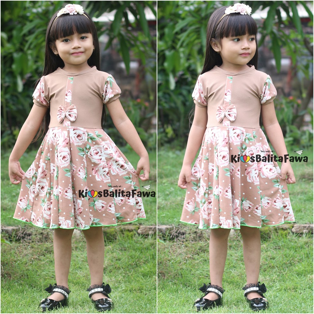 Dress Pita uk 4-5 Tahun / Dress Balita Dress Anak Cewek Dress Import Dress Lengan Dress Murah Anak~~