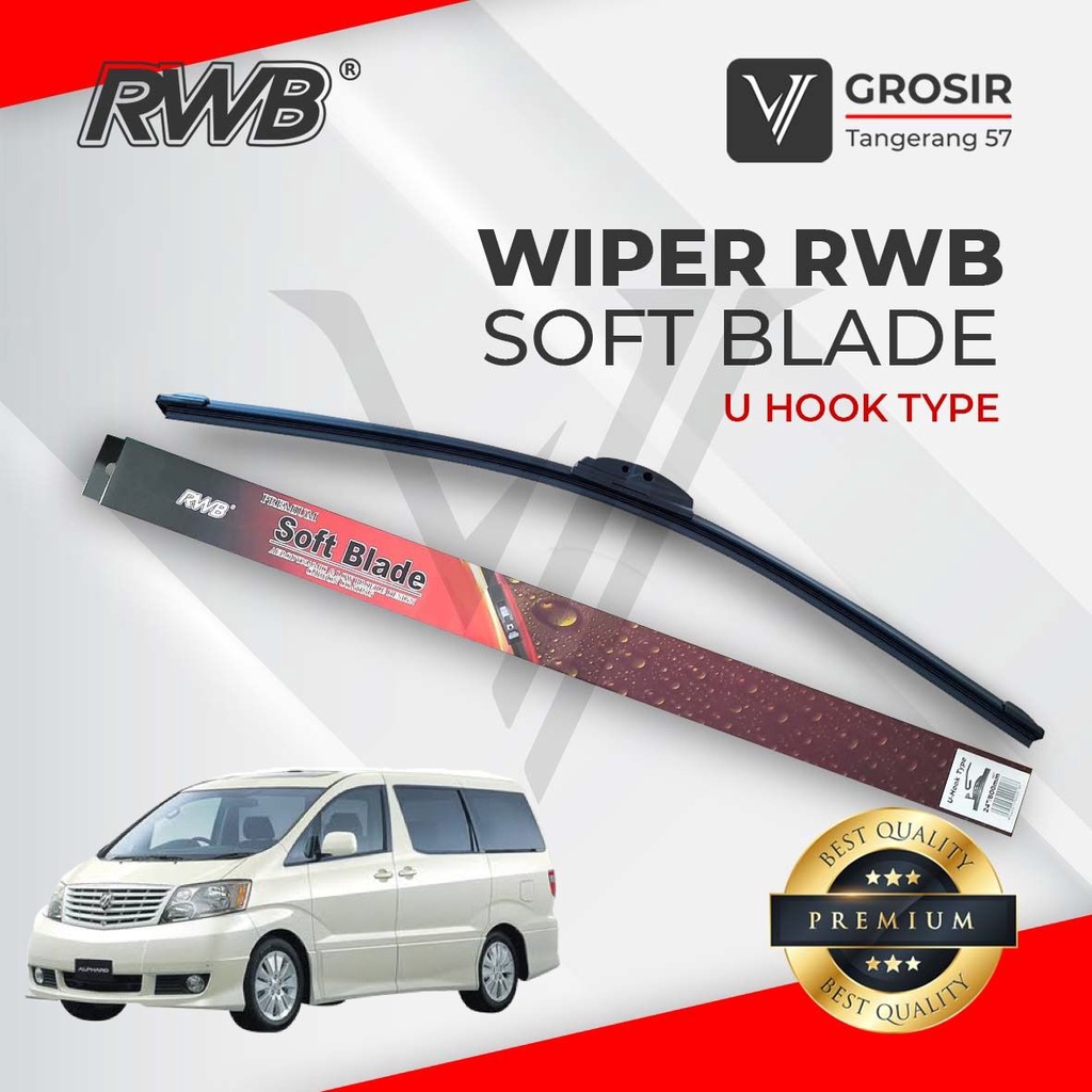 Wiper Alphard 2002-2007 Soft Blade RWB