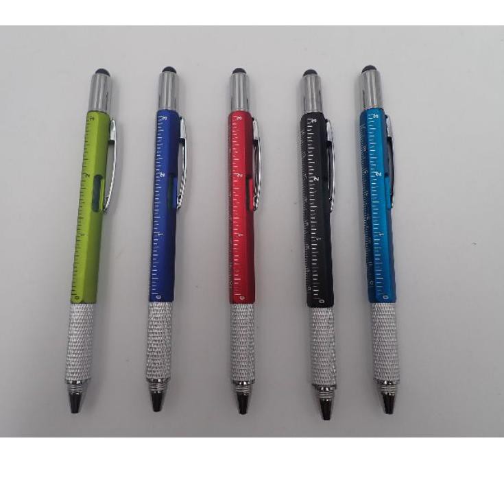 

Pen Multifungsi 7in1 Penggaris Obeng Pen Android Pen Mekanik Waterpass !
