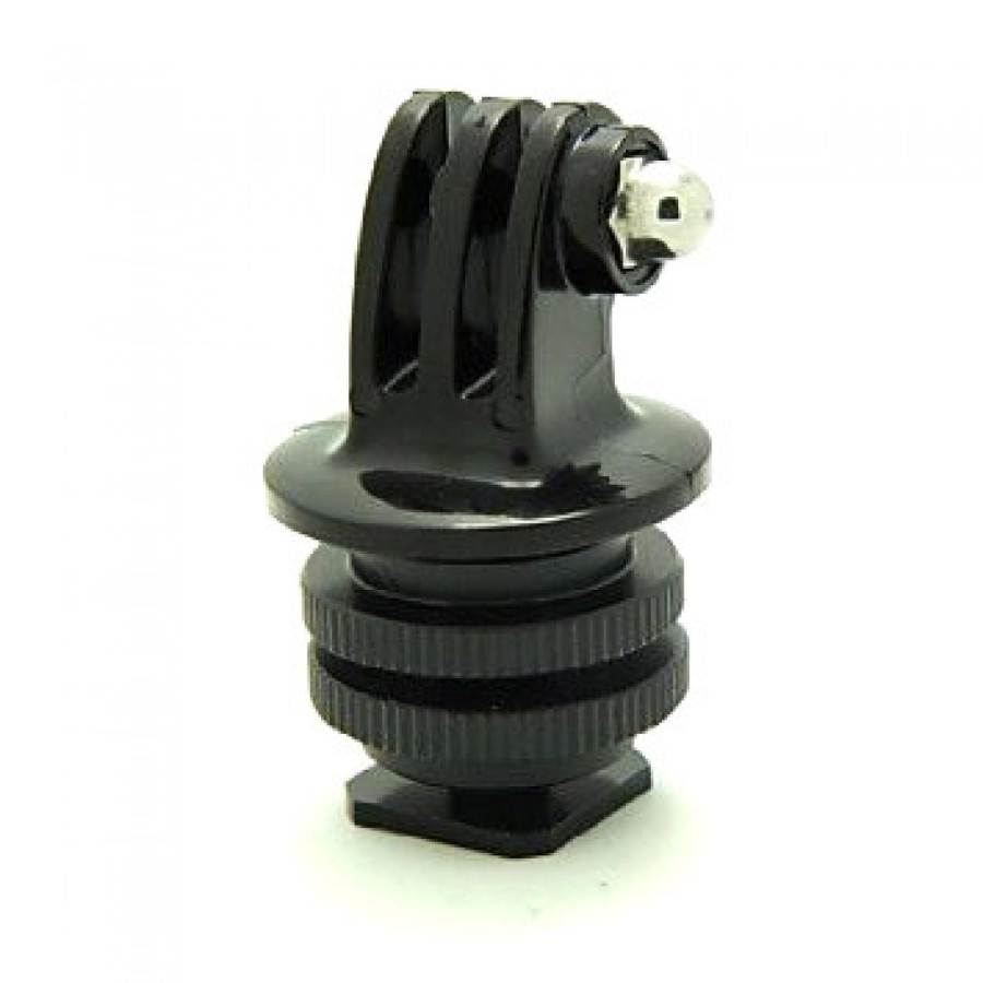 Tripod Screw to SLR Camera Flash Shoe Mount Adapter for GoPro - Black