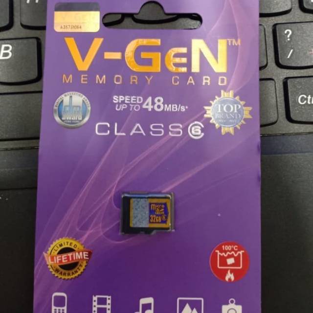 Memory Micro SD Card V-GEN (CLASS 6)