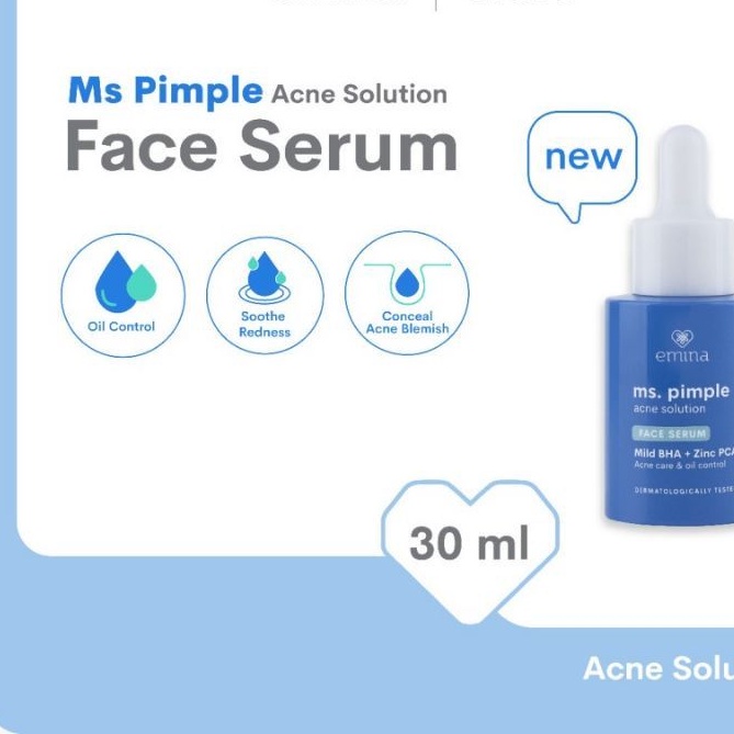 EMINA Ms Pimple Acne Solution Face Serum 30ml