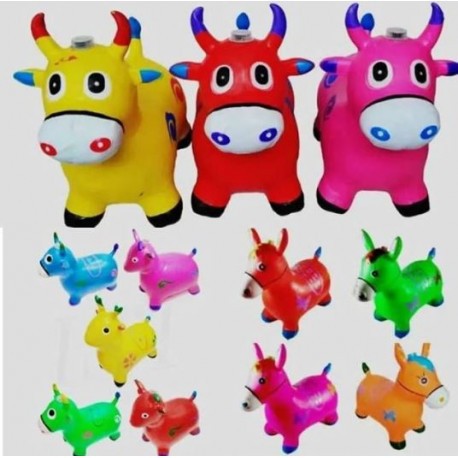 Kuda kudaan karet / rusa karet Animal Jumping dengan Musik