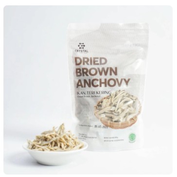 

Crystal Dried Brown Anchovy 80gr