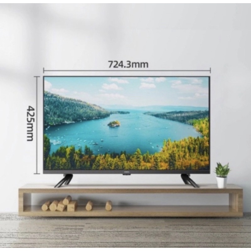 CHiQ 32 Inch Newest Android 11 Frameless Smart TV Digital LED TV(L32G7P)-Netflix-Garansi Resmi 5 Thn