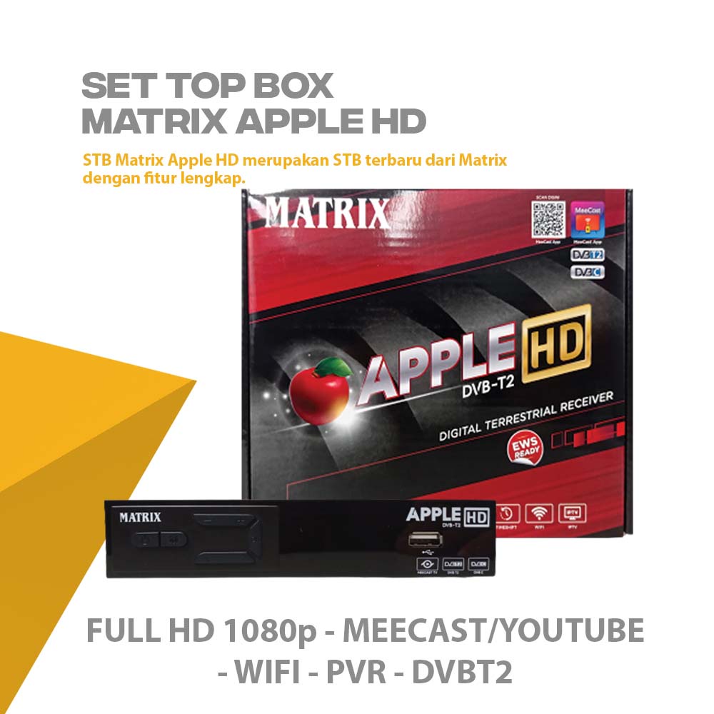SET TOP BOX MATRIX APPLE HD