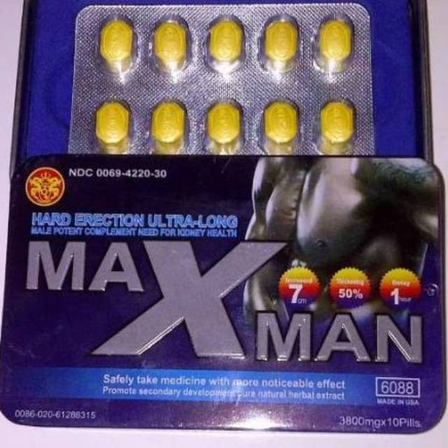 SUPLEMEN PRIA JANTAN MAX MAN ORIGINAL