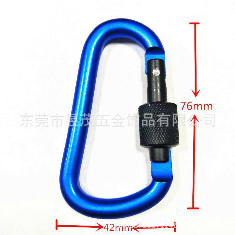 Carabiner Quickdraw Screw 8D Gantungan Kunci Aluminium Alloy not for / karabiner