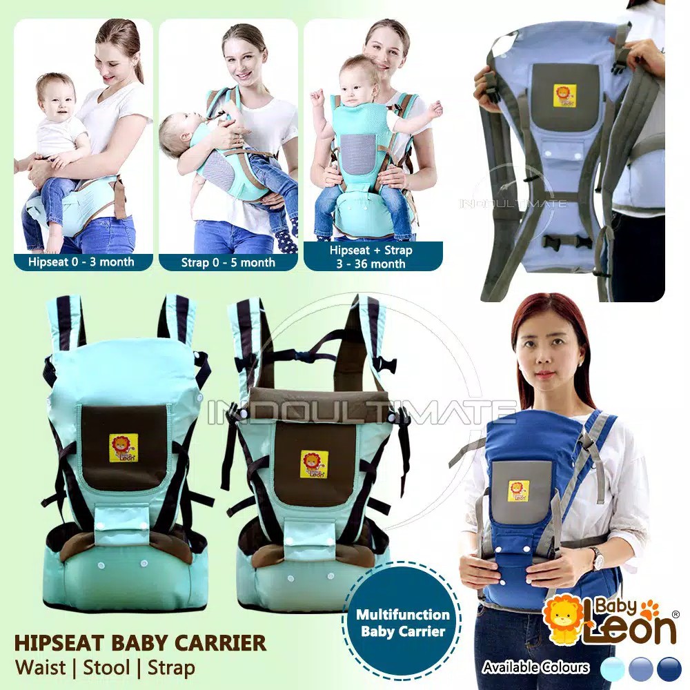 5in1 Gendongan Bayi Hipseat Hip Seat Ergonomis geos Bayi Baby Depan Carrier Kangguru kaos