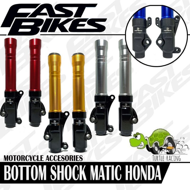 Tabung Shock Depan Matic - Bottom Shockbreaker Matik Honda, Vario 110, 125, 150, Scoopy, Beat, Beat Fi Mio, Spacy Dll, USD Up Side Down