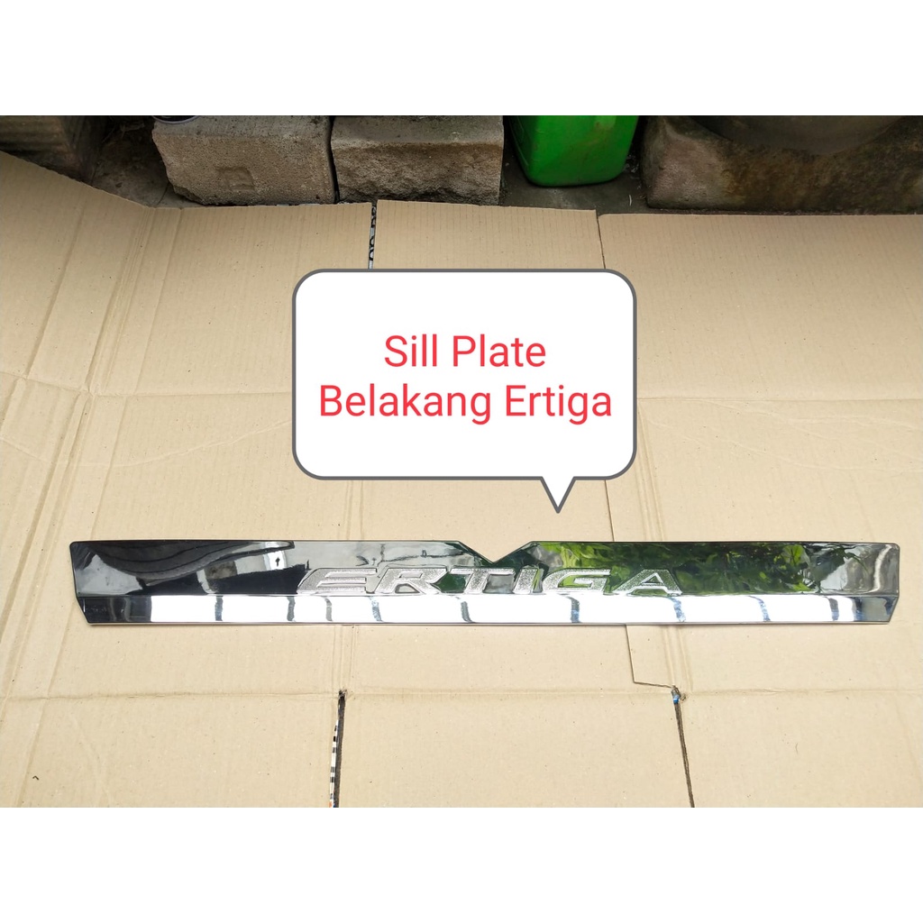 Trunk Lid trunklid List bagasi pintu belakang trunklid bagasi belakang Suzuki Ertiga Lama model tempel Chrome Berkualitas