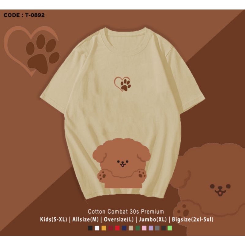 KAOS DOGGY MILO/KAOS KATUN GUGUK DOG