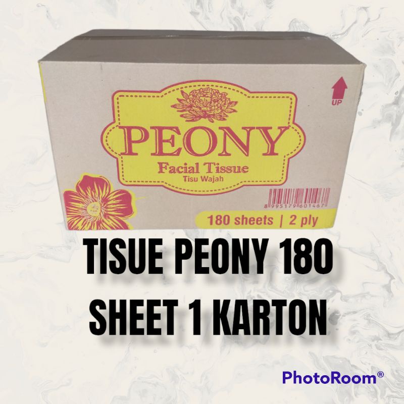 ✨SHASYA✨TISSUE FACIAL PEONY 180 SHEET KARTONAN ISI 60 PACK BEST SELLER SUPER SOFT LEMBUT